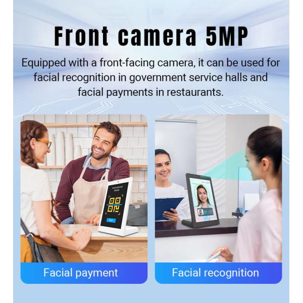 OEM ODM 8 Inch L-Shape Desktop Android Tablet RK3566 Vertical Touchscreen Tablet PC For Restaurant