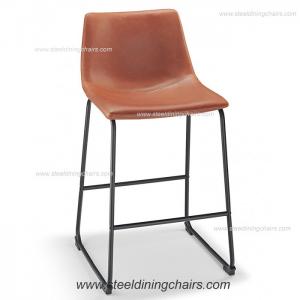 Buy cheap Mid Century Fixed Counter Breakfast Upholstered Bar Stools product