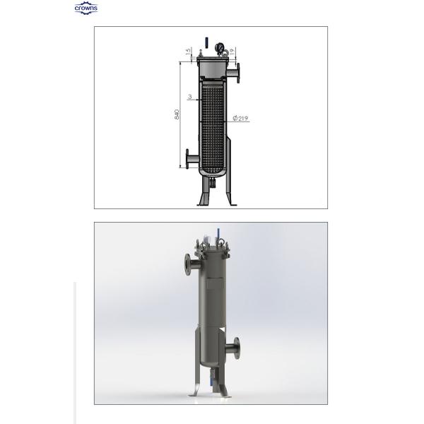 Food & Beverage Processing Multi Bag Filters With 1um-800um Precision