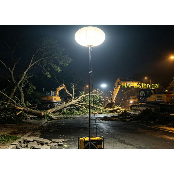 Sun LED1200DAP Balloon Lighting: 1200W High Output, 180,000 Lumens, DMX Control for Emergency Rescue