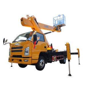 Buy cheap 27m Hydraulic Truck Mounted Aerial Telescopic Access Ladders Bucket Truck Boom Lift Aerial Manlift Work Platform Truck A product
