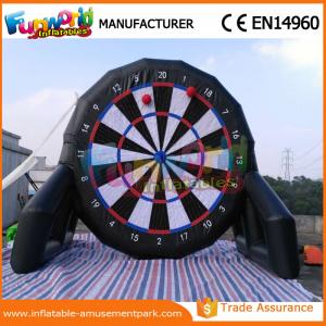 Buy cheap Outdoor Customized Inflatable Sports Games Inflatable Dart Board Football Dart product