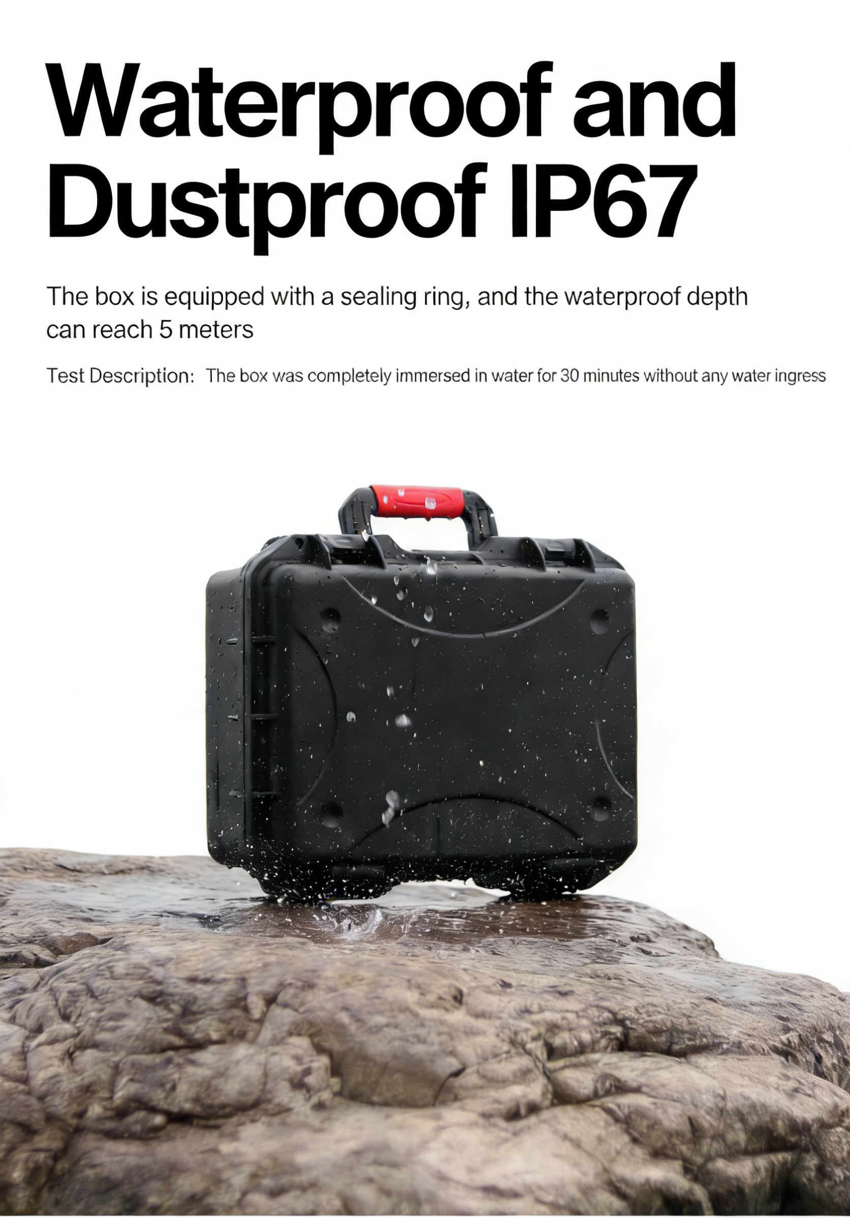 Protective Case Portable Plastic Equipment/Instrument Case Multi-Functional Toolbox