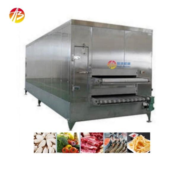 Industrial Spiral Quick Freeze Machine for Fruit Vegetable Seafood Shrimp 13800*3200*2500mm