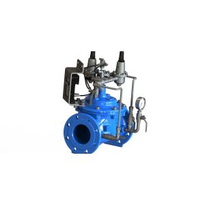 Buy cheap Pressure Management Water Control Valve Ductile Iron For Dual Outlet Setting from wholesalers