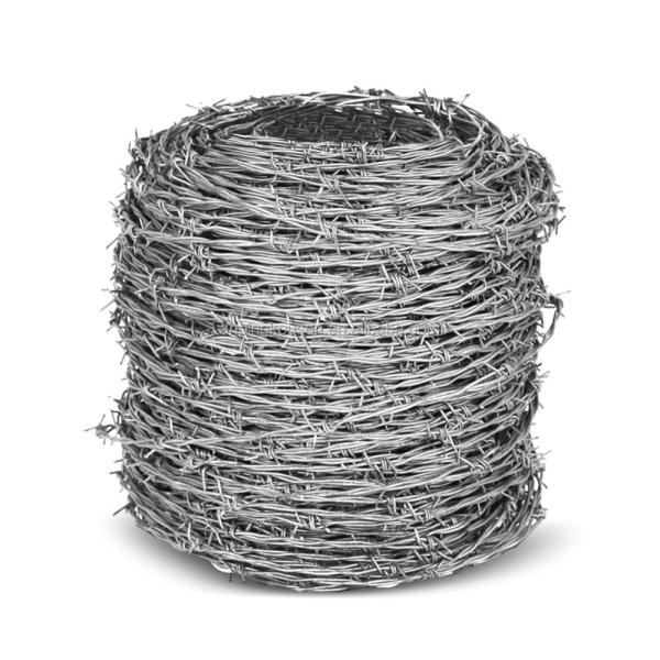 Hot Dip Galvanized Diamond Shape Cyclone Wire Mesh Chain Link Fence with Top Barbed Wire