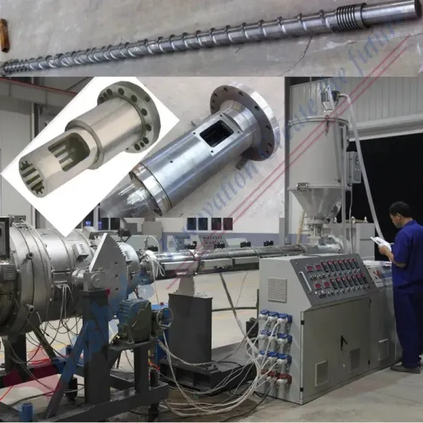 Automatic Computerized HDPE Jacket Pipe Extrusion Line with Dust-Free Planetary Cutting for Pre-Insulated Pipe Production