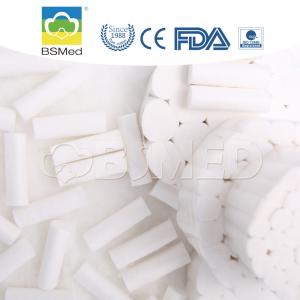 China 100% Pure Dental Cotton Wool Rolls , Odorless Sterile Absorbent Cotton Roll on sale
