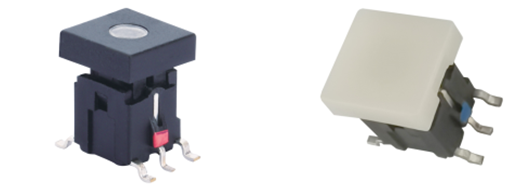 Hole Head 6 Pin 6x6 SMD Illuminated Tact Switch