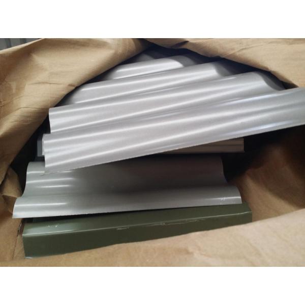 Pre Painted Corrugated Sheet For Decoration , Stability Roofing Tile Coated Roofing Sheets