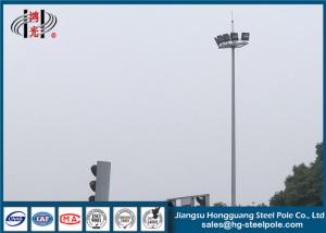 China Led High Mast Light Pole Lighting Tower Mast Garden Light Pole 180mm / 320mm Diameter on sale