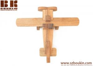 Buy cheap Airplane Puzzle - 3D Interlocking wooden puzzle product