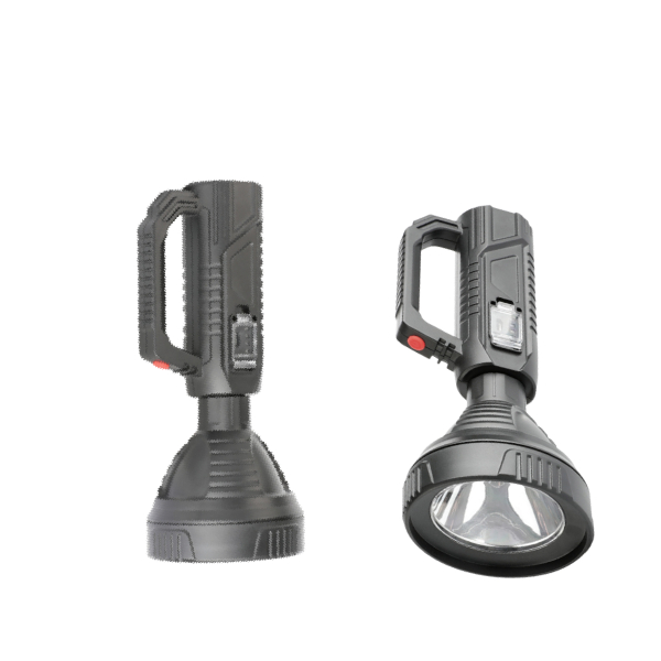 Outdoor Solar Emergency Lights Flashlight Rechargeable Outdoor Long Range Light Intelligent Power Display