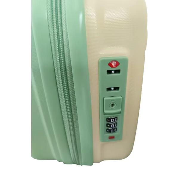 Green ABS Portable Lightweight Professional Makeup Storage Box Cartoon Cosmetic Organizer Wholesome Holographic Travel Makeup Organizer