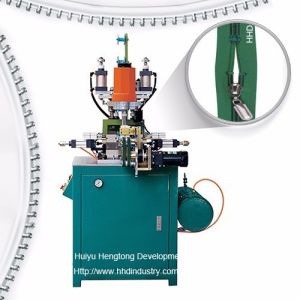 Buy cheap Semi-automatic Nylon Zipper Machine with 900pcs/60cm/H Output and 1.70KW Power for U Type Top Stop product