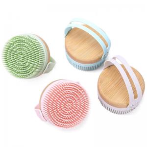 Buy cheap Cute Scrub Exfoliating Silicone Body Scrubber Brush Wet And Dry Dehumidification product