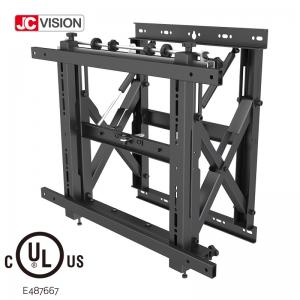 Buy cheap Full Service Push Out TV Wall Mount Bracket Cold Rolled Steel Powder Black product