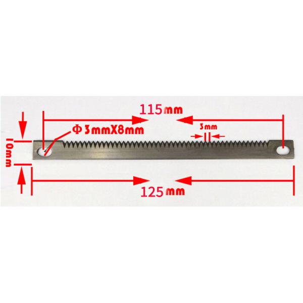 440C Sealing Machine industrial Packaging Knives For Automated Packaging Machines