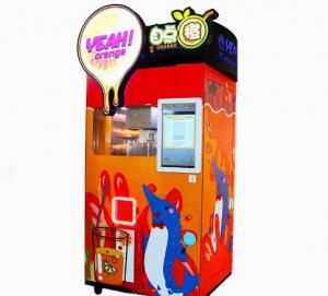 China Drink Milk Orange Juice Vending Machine 400W With Cooling System on sale