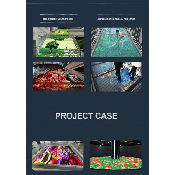 Large Indoor Floor Standing Stage Dancing Dynamic Display Panel Interactive Dance Floor LED Screen