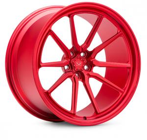 China Candy Red Flat Porsche Forged Wheels 24inches Car Customized For GT Car on sale