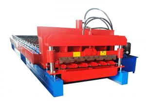 Buy cheap Fully Automated Glazed Tile Roll Forming Machine PLC Step Tile Making Machine product