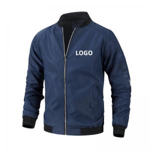 Buy cheap wholesale custom design High quality Mens jacket coat ultra-thin Leica clothes Casual Coat Slim Fit Jacket bomber jacket men product