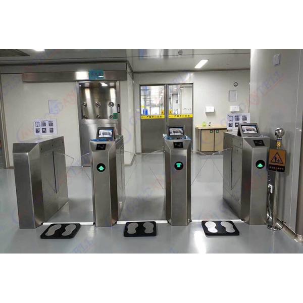 High End Construction Flap Turnstile Gate Brush Motor Security Alarm Door Entrance