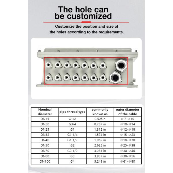 ATEX Explosion Proof Electronic Box Waterproof Increased Safety Box Explosion Proof Junction Box