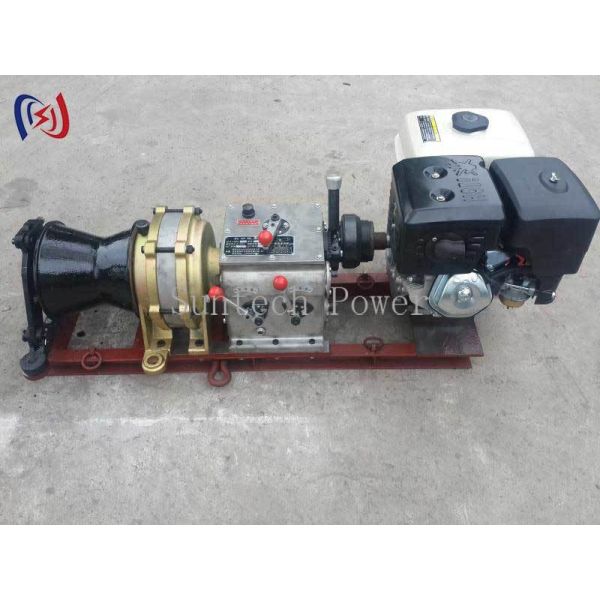 High Speed Fast Powered Winch with 3-5T Tractive Force and 5-24m/Min Traction Speed for Power Line Work