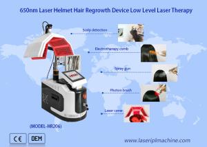China 650 Nm Diode Laser Hair Growth Machine Low Level Hair Analyser on sale