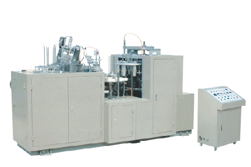 0.6Mpa High Speed Paper Cup Forming Machine , Ultrasonic Paper Cup Machine