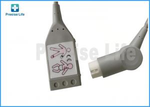 Buy cheap Ph Patient monitor M1510A 3 lead ECG cable  with 12 connector AHA color code product