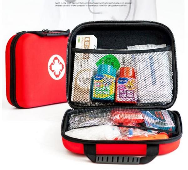 Portable comprehensive medical survival pocket first aid kit bag fda approved, plastic case mini home first aid kits box