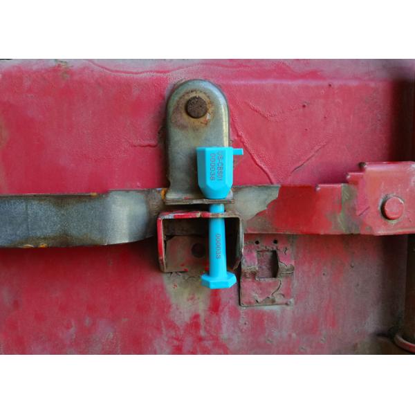 Secure Disposable Bolt Security Seals 16.4KG Tensile Strength For Shipping Containers