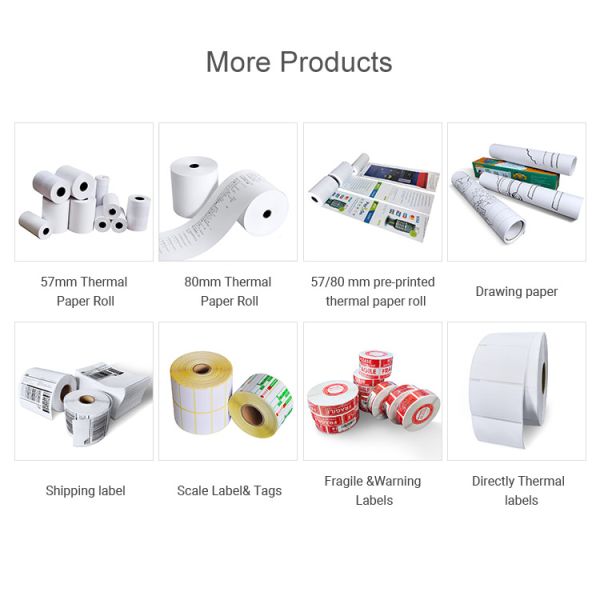 Polyethylene Sticker PE Label Paper Roll Jumbo White Clear Self Adhesive