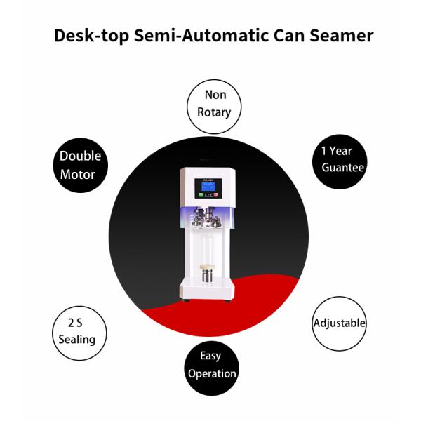 8m/Min Automatic Pop Beer Can Jar Sealing Machine
