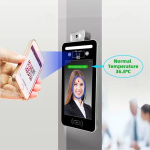Temperature Detect Face Recognition Access Control Attendance