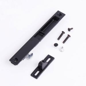 China Black Aluminum Sliding Window Latch 182.5×22.5mm Size 66g Unit Weight on sale