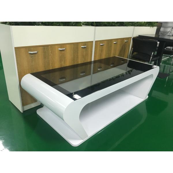 High Definition LCD Touch Screen Coffee Table 43 Inch 4mm Tempered Glass Protection