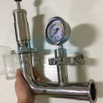 Air Pressure Relief Valve with Manometer for Fermentation Tank Pressure Relief
