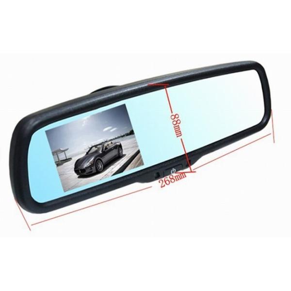 Ouchuangbo 3.5 inch digital display Rear view mirror High resolution pictures Built-in Bluetooth OCB-RV352BT