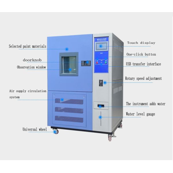 ASTM1149 ISO1431 Programmable Rubber Ozone Corrosion Aging Climatic Testing Chamber Environment Test Chamber