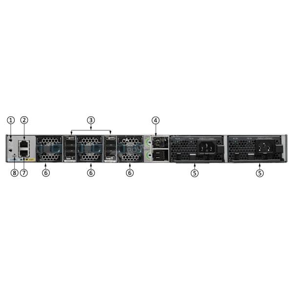 C3850 Series 24 Port Network Switch SFP + Layer 3 Network Switch WS-C3850-24XS-E
