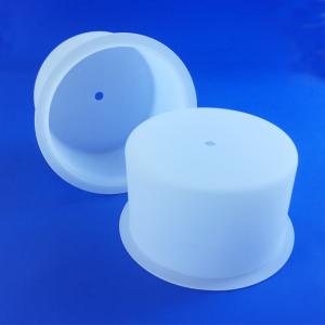 Buy cheap Frosted Surface Quartz Glass Cup Fused Quartz Crucible For Plasma Coating Machine product