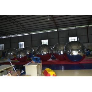 Buy cheap Giant Glossy PVC Inflatable Advertising Balloons , Customized Mirror Balloons product