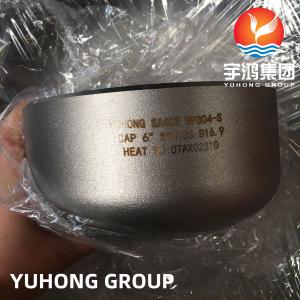 China Astm A403,Asme Sa403,En10253-4 Wp304 1.4301 Stainless Steel Butt Weld Cap on sale