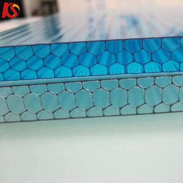 2100mm Sun Sheets PC Embossed Sheets Multi-Wall 4-20mm Thickness Hollow PC Polycarbonate Sheet from Chinese