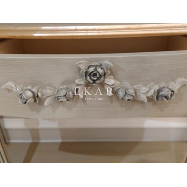 Art deco console table mirrored console table antique apricot console table FH-108