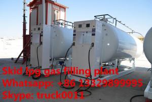 Buy cheap 10,000L skid steel gas cylinder refilling plant for sale, skid lpg gas filling station for lpg gas cylinders bottles product